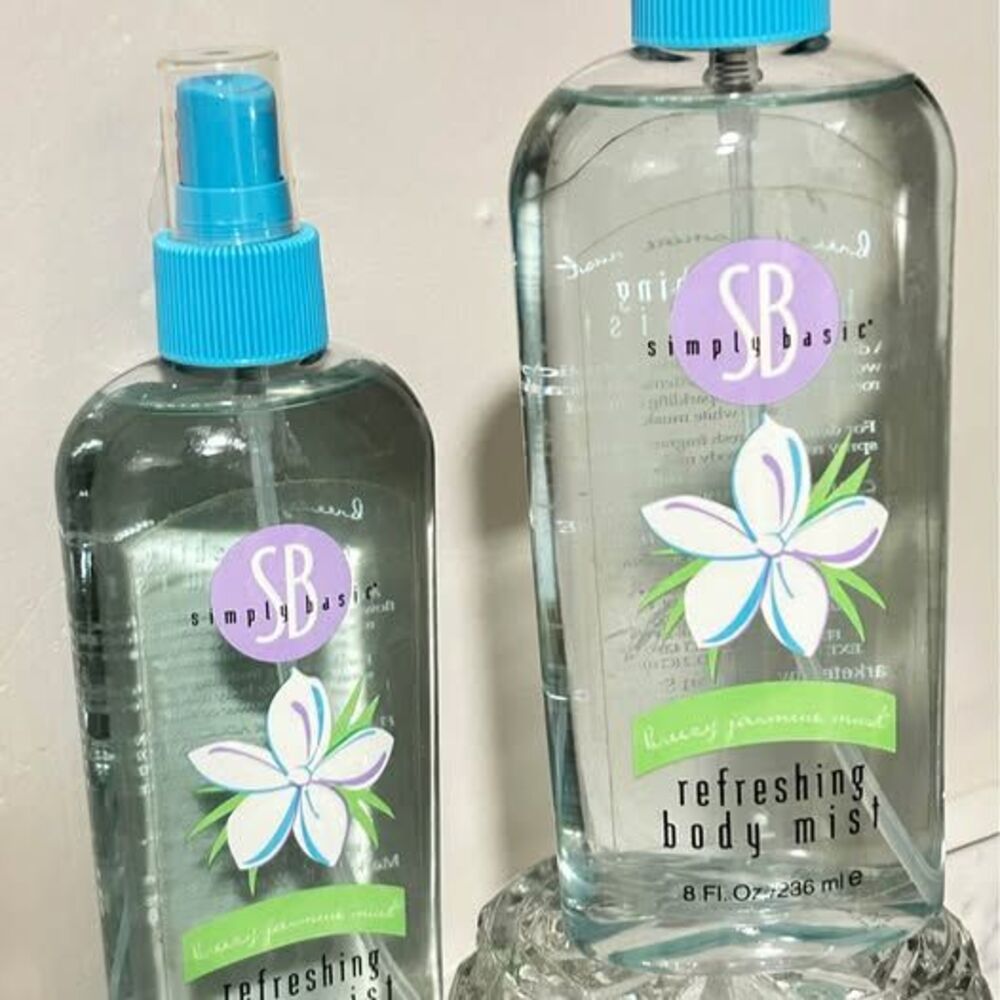 NEW Simply Basic Breezy Jasmine Musk Refreshing Body Mist (2 Available) Made in